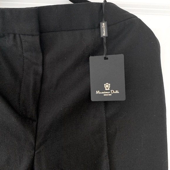 BNWT Massimo Dutti Wool Trouser with seam detail - Picture 9 of 12